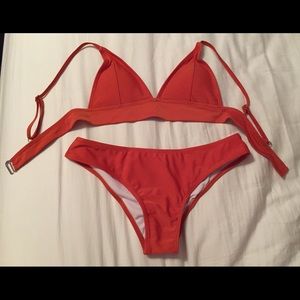 Orange bikini